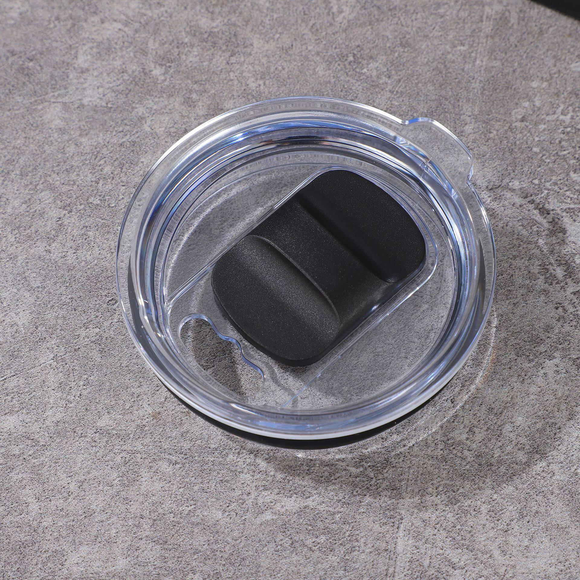 外贸20oz/30oz汽车杯杯盖冰霸杯塑料杯盖推片防漏保温杯硅胶杯盖