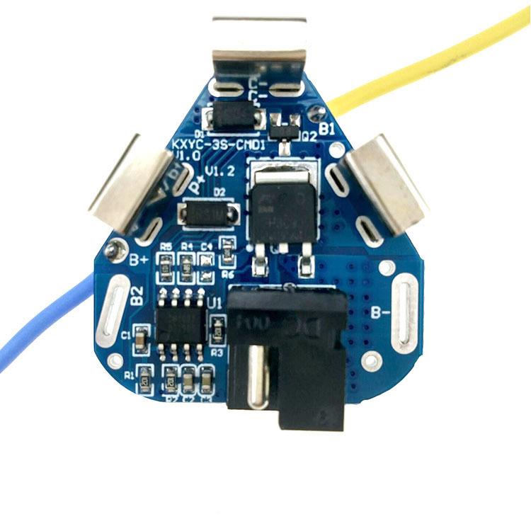 3串DC款电动工具12v手电钻3串锂电钻保护板动力电池保护板瞬达40A