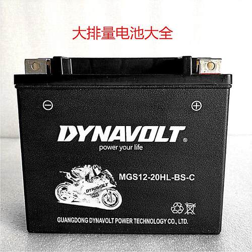 哈雷摩托车电瓶12v20A金翼1800摩托车电池肥仔黛娜软尾大狗摩托艇
