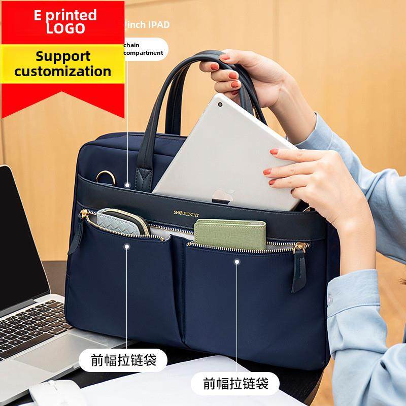 2025新款多层男女商务A4文件包工作公文包和工作服16寸笔记本电脑包高端大容量工作