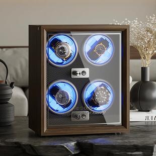 德国家用自动机械表摇表器转动放置器防磁转表器摇摆器手表收纳盒