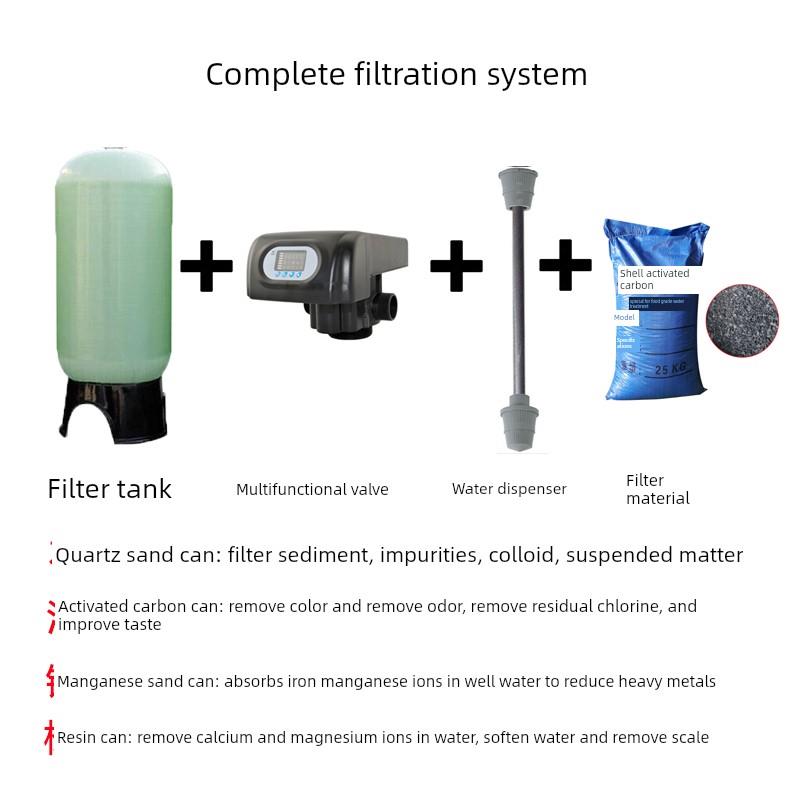 全自动软化水处理设备工业锅炉树脂软水器井水垢过滤器硬水软水机