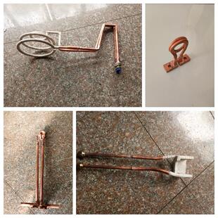 定制高频感应加热线 线圈淬火圈铜管焊接管高频加热圈软连结线 线