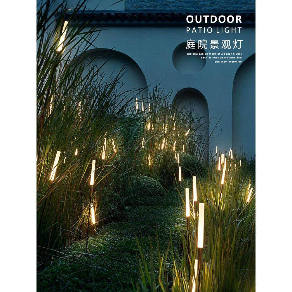 太阳能草坪灯别墅庭院灯户外防水芦苇灯园林景观灯室外装饰草地灯,家装灯饰光源,草坪灯,淘宝优惠券,粉丝福利购,淘宝优惠卷
