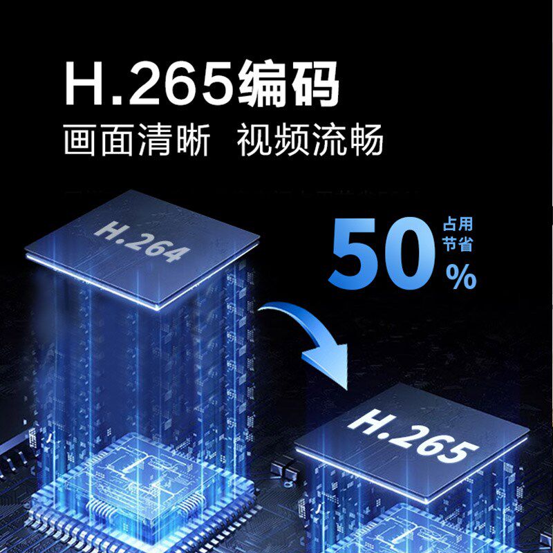 大华200/400万监控摄像头红外/全彩/黑光夜视POE网线供电摄像机