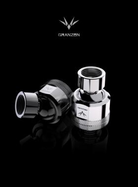 Granzon GD-X 万向接头 90度/45度 黑色/银色 分体式水冷接头