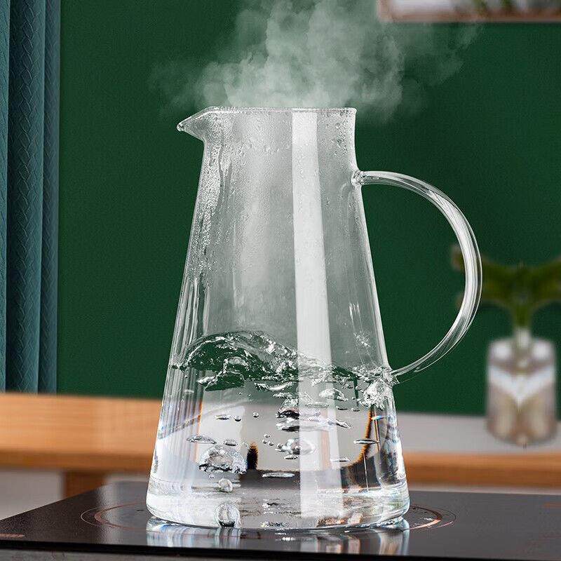冷水壶大容量玻璃耐高温凉白开水杯茶壶套装家用果汁壶防爆凉水壶