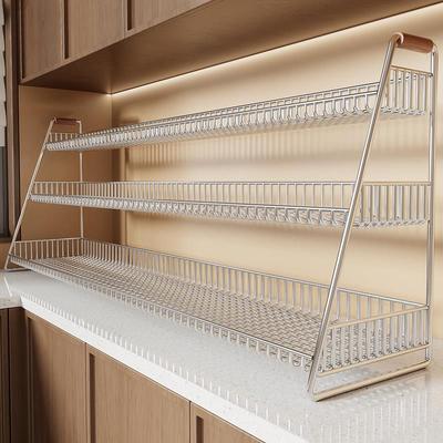 杯架置物架桌面梯形置物架客厅卧室轻奢收纳茶杯摆放架轻松整理