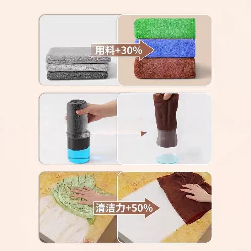 保洁家政专用抹布吸水清洁厨房家务擦地擦桌子玻璃洗车毛巾擦布