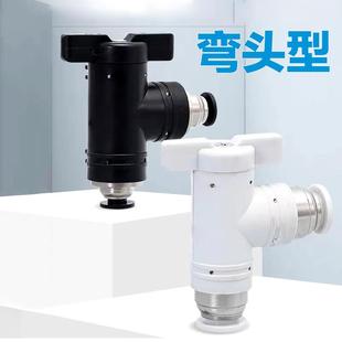 气动快速快插气管接头BUC手阀开关 BUL弯头手动阀 12mm