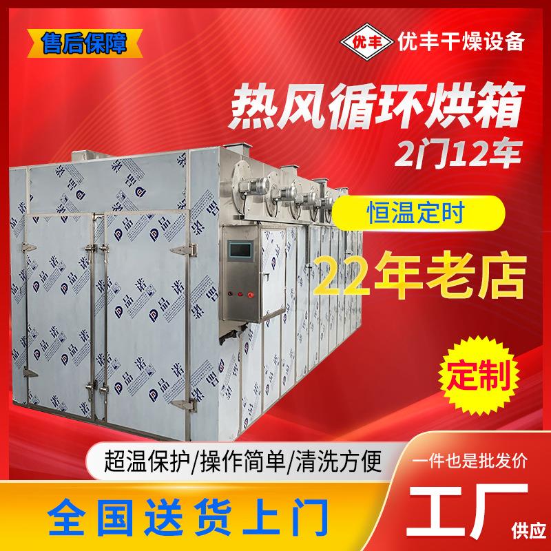 大型热风循环烘箱2门12车工业不锈钢食品高温烘干箱水果干烘烤箱