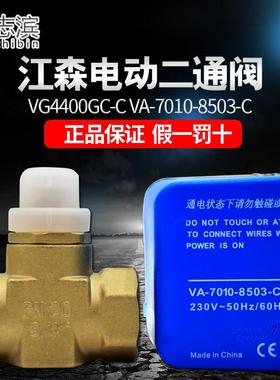 江森 电动二通阀DN20VA-7010-8503-C电磁阀门VG4400GC-C