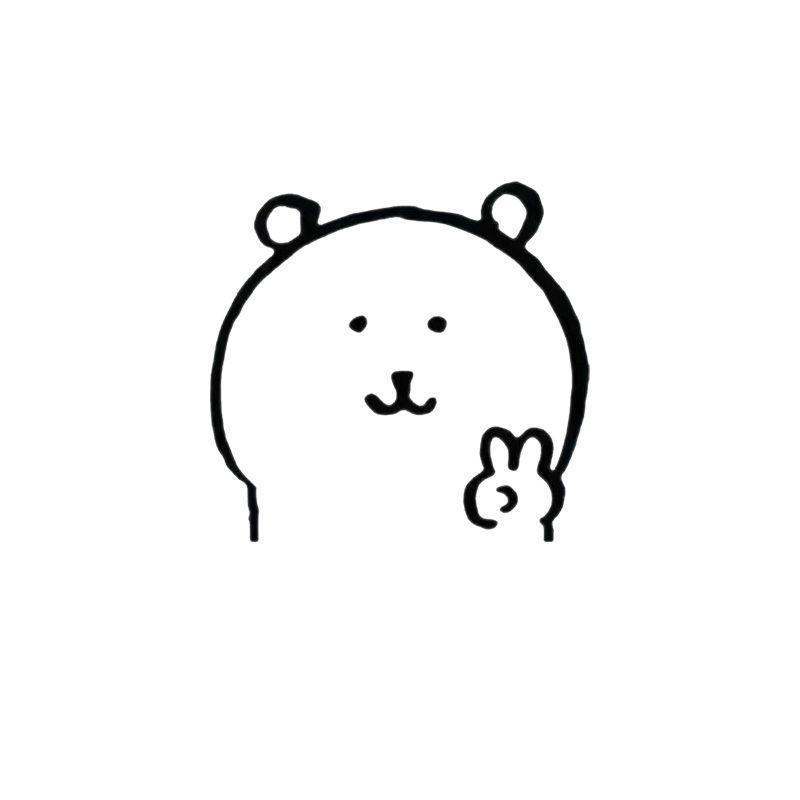 新疆包邮超级可爱的自嘲熊转移贴纸，表情贴纸电脑水杯装饰小贴纸