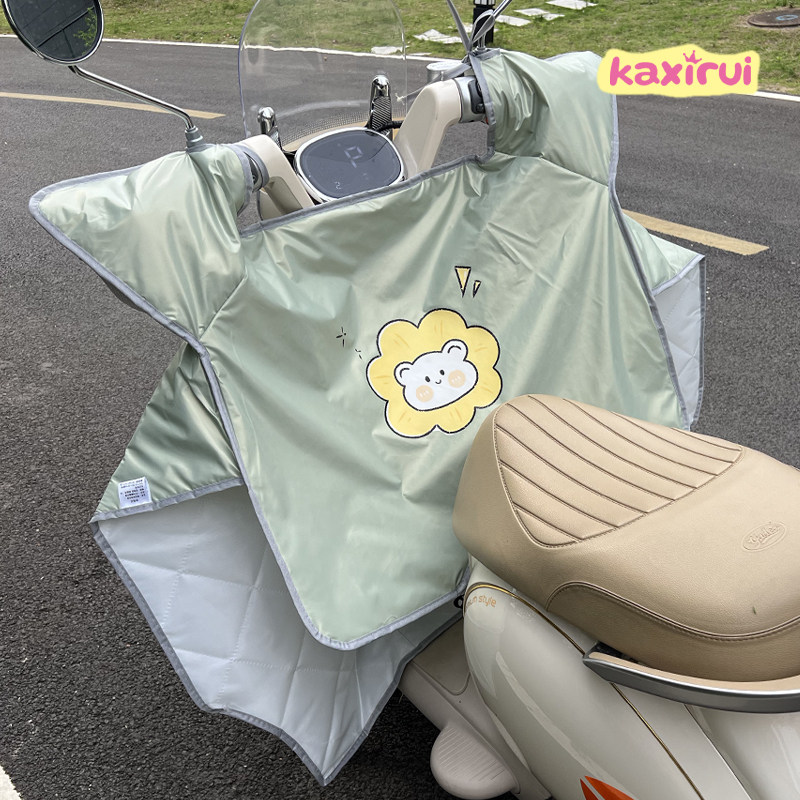 电动车挡风被夏季防晒防雨罩电瓶摩托车夏款电车夏天防水2025新款