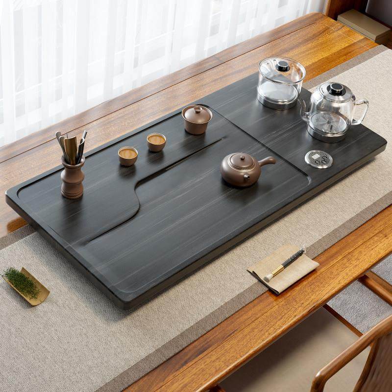 天然乌金石茶盘套装烧水壶一体式全自动家用小茶台茶具电磁炉整套,餐饮具,茶盘,淘宝优惠券,粉丝福利购,淘宝优惠卷