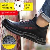 透气钢头帽防摔防刺防臭防水防滑夏季 男士 Shield劳动保护鞋 Weier