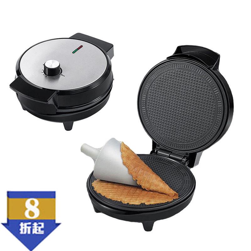 早餐蛋卷机冰淇淋卷筒机欧规调温电饼铛双面加热薄饼春卷脆皮卷机