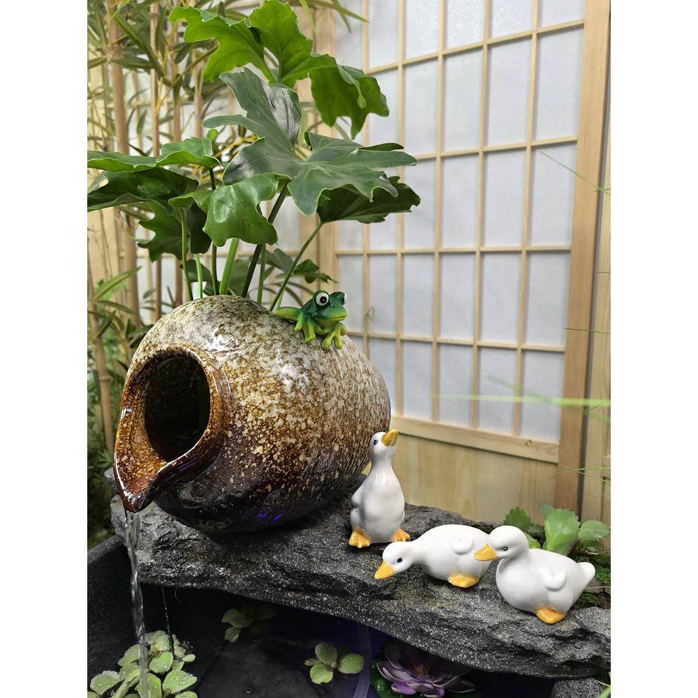 陶罐循环水摆件古鱼缸过滤喷泉景观装饰创意庭院园林中国风,家居饰品,流水摆件,淘宝优惠券,粉丝福利购,淘宝优惠卷