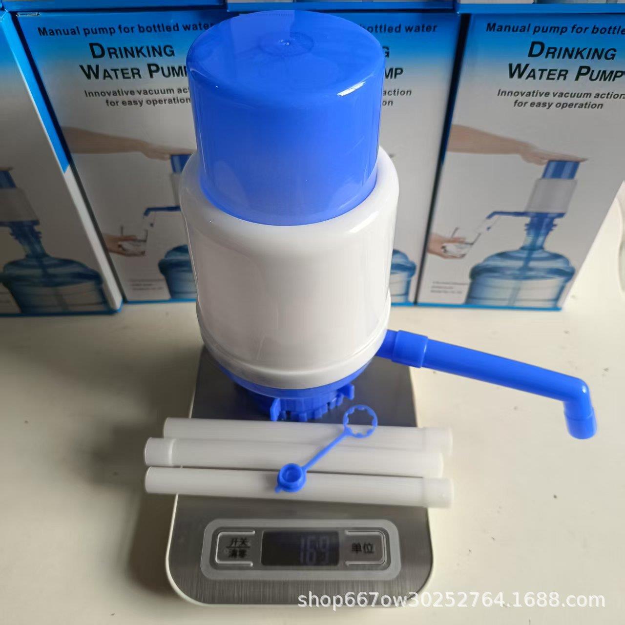 桶装水抽水泵饮水桶抽水器家用饮水机手压上水器 纯净水桶压水器