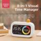 百世智能语音闹钟学习定时器学生自律定时视觉静音时间管理器