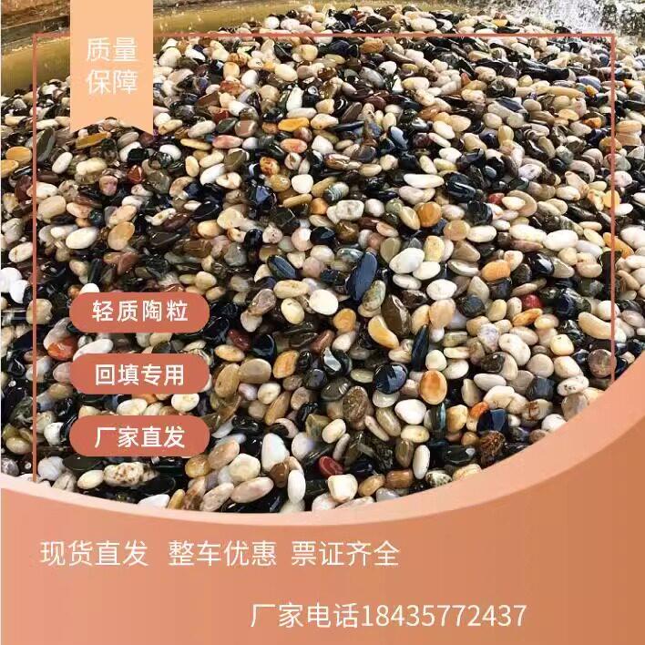 广东天然鹅卵石沼泽过滤石头地暖找平回填专用豆石水洗滤料水处理