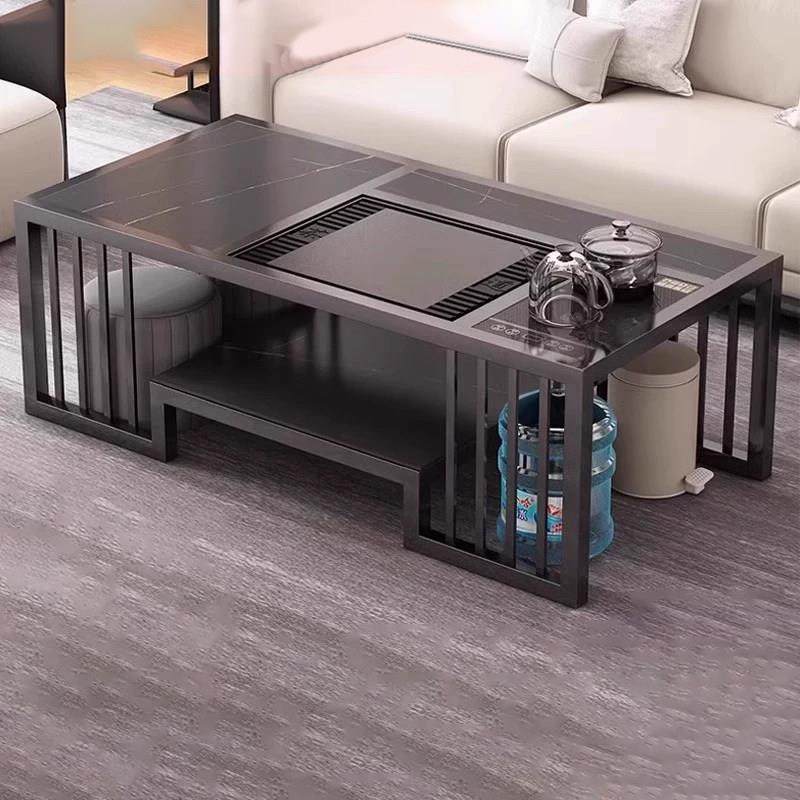 岩板茶几客厅家用2025新款高端泡茶桌椅办公室套装简约现代茶台桌,住宅家具,茶几,淘宝优惠券,粉丝福利购,淘宝优惠卷