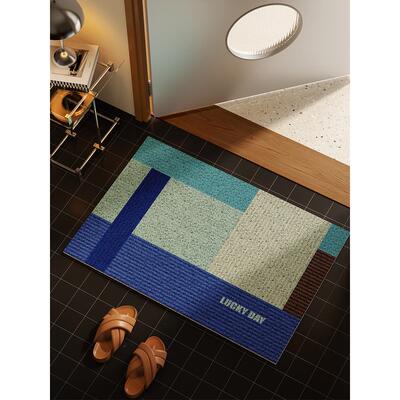 耐脏纯色多功能入口地垫新入口门垫脚垫入口门外大地毯钢丝圈可切