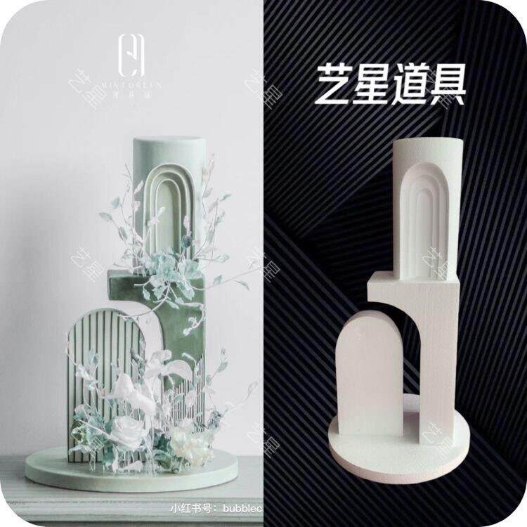 泡沫蛋糕模型泡沫假体蛋糕胚翻糖蛋糕练习制作新品包邮套装