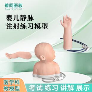 婴儿手臂静脉注射训练模型腿部穿刺练习模具婴儿头皮静脉抽血打针