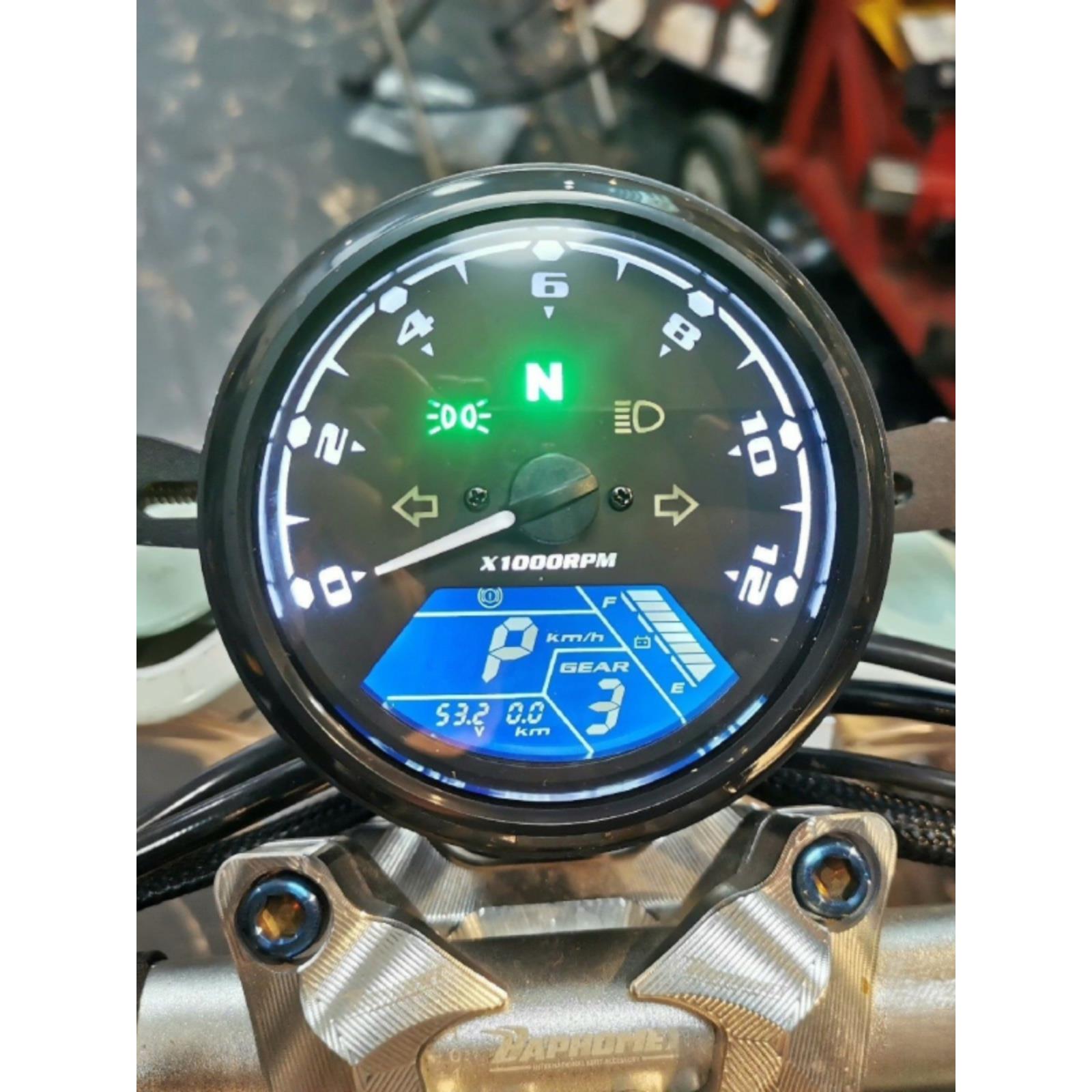 非黑石指针仪表电动车覆古改装显示器液晶仪表麦玲深远远驱一线通