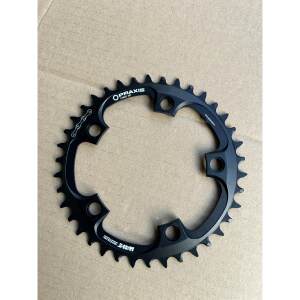 包邮praxis正负齿碟刹公路车瓜车牙盘38T铝合金BCD110mm盘片