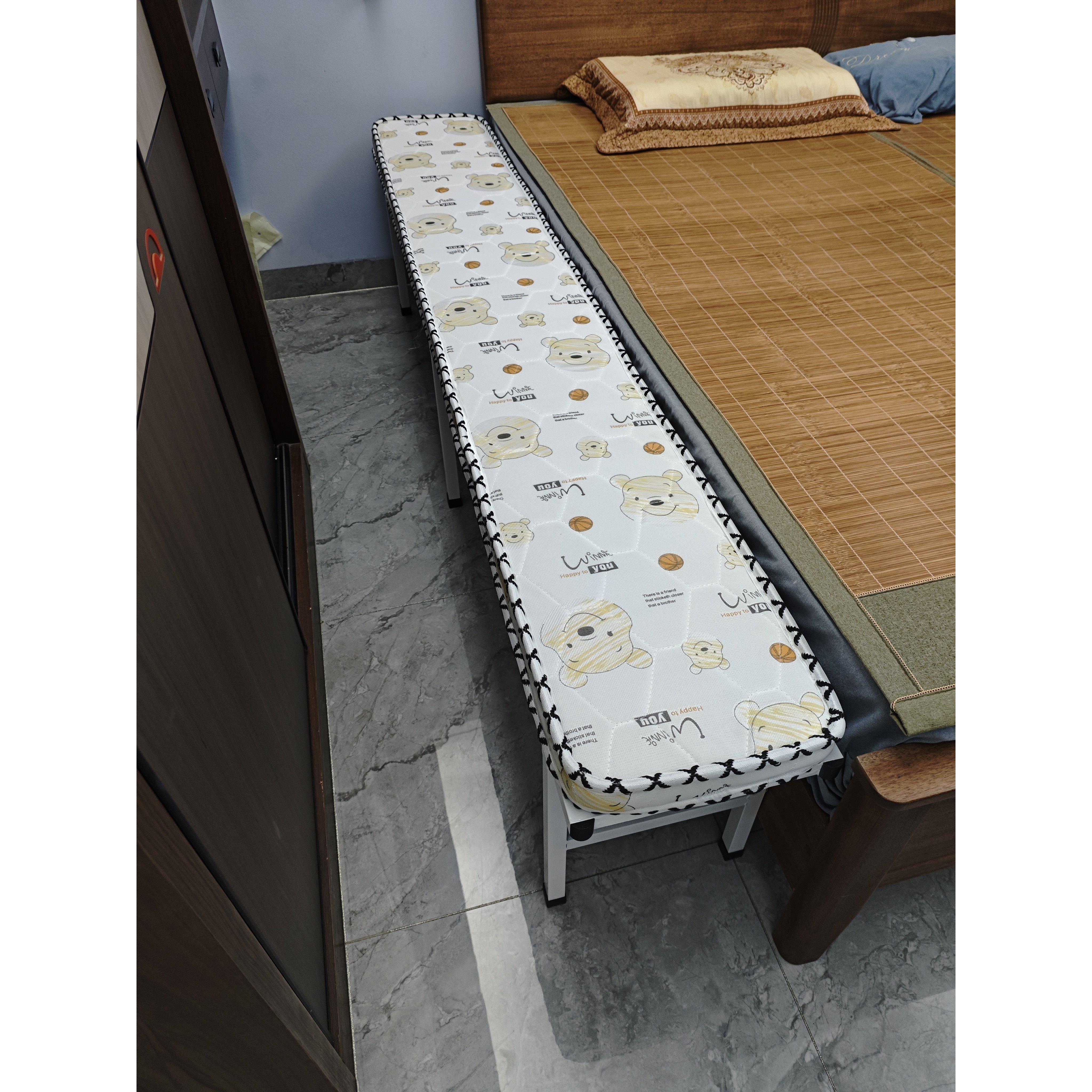 新款折叠拼接床儿童加宽床边床小床增宽加大拼大床铁艺宝宝床定制