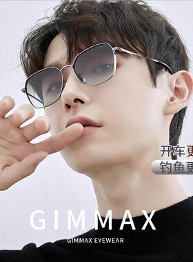 2026新款太阳眼镜男士开车专用太阳眼镜可配度数渐层色近视偏光太