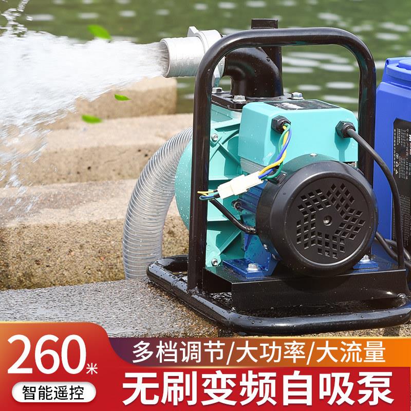 48V直流电动水泵农用锂电抽水机长效锂电池抽水机