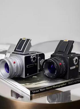 哈苏503CW相机模型 样板间书房摆件道具饰品覆古彷真镜头CF80/2.8