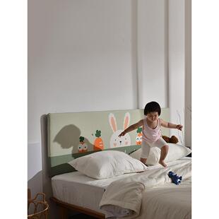 婴儿宝宝床头靠垫软包大靠背垫套罩儿童榻榻米墙围贴防撞海绵靠枕