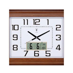 北极星24寸大号挂钟大尺寸日历夜光时钟家用办公室会议室超大钟表