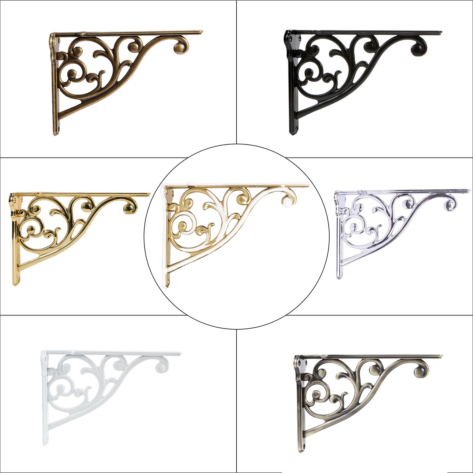 意大利进口三角架墙上固定直角隔板置物架装饰金色三角撑承重木板