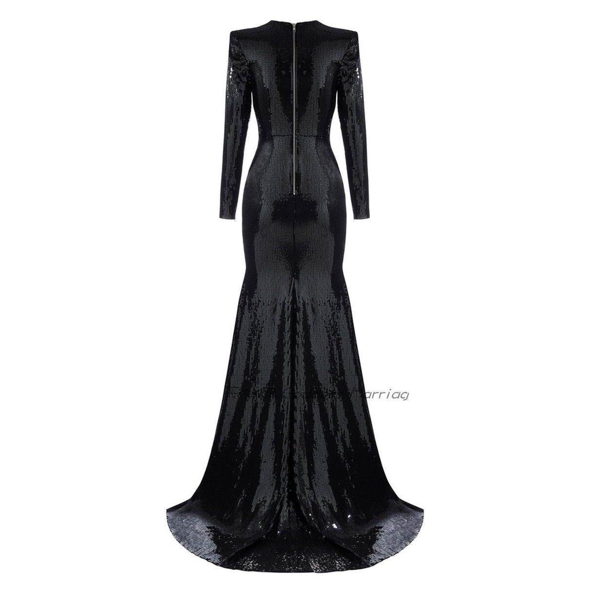 Elite fitted evening dress