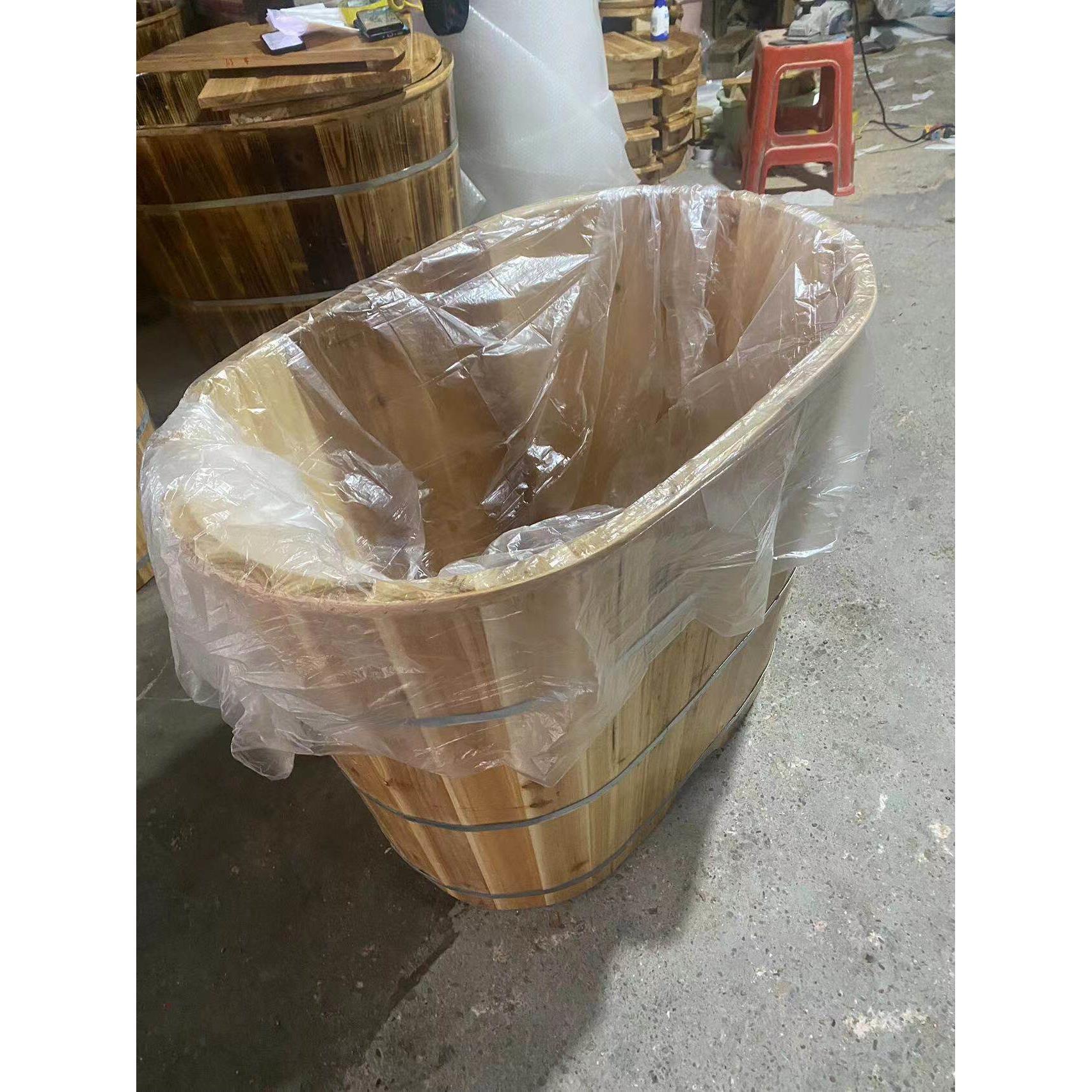 泡澡桶食品级材质木桶一次性泡澡袋子美容院家用一次性沐浴袋
