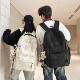 大容量双肩包男潮流时尚 大学生通勤背包气垫护脊设计学生书包