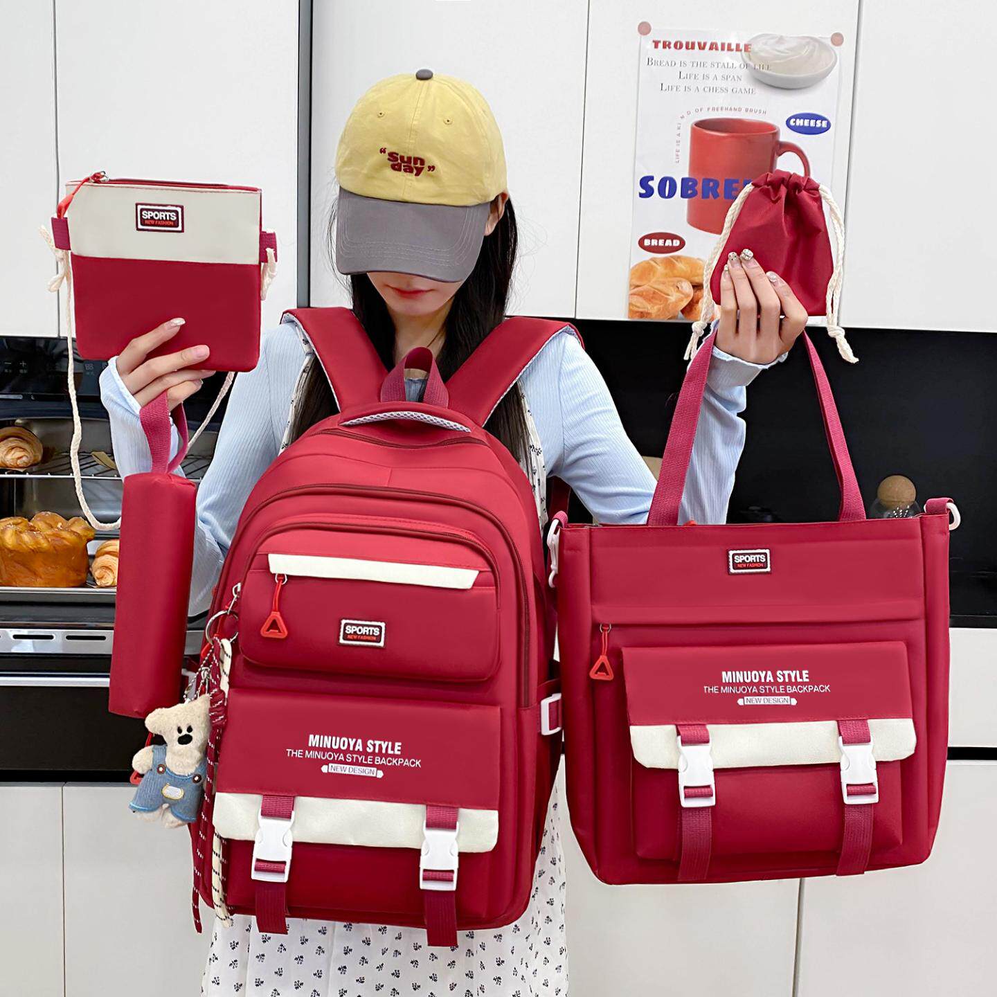 书包女初中生大容量小清新可爱中学生小学生高颜值校园背包双肩包