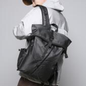 抽绳户外旅行背包大容量出差通勤款 工装 双肩包 可扩容书包男士 新款