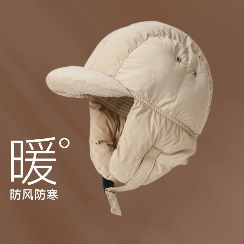 头盔内胆帽子女冬天护耳保暖