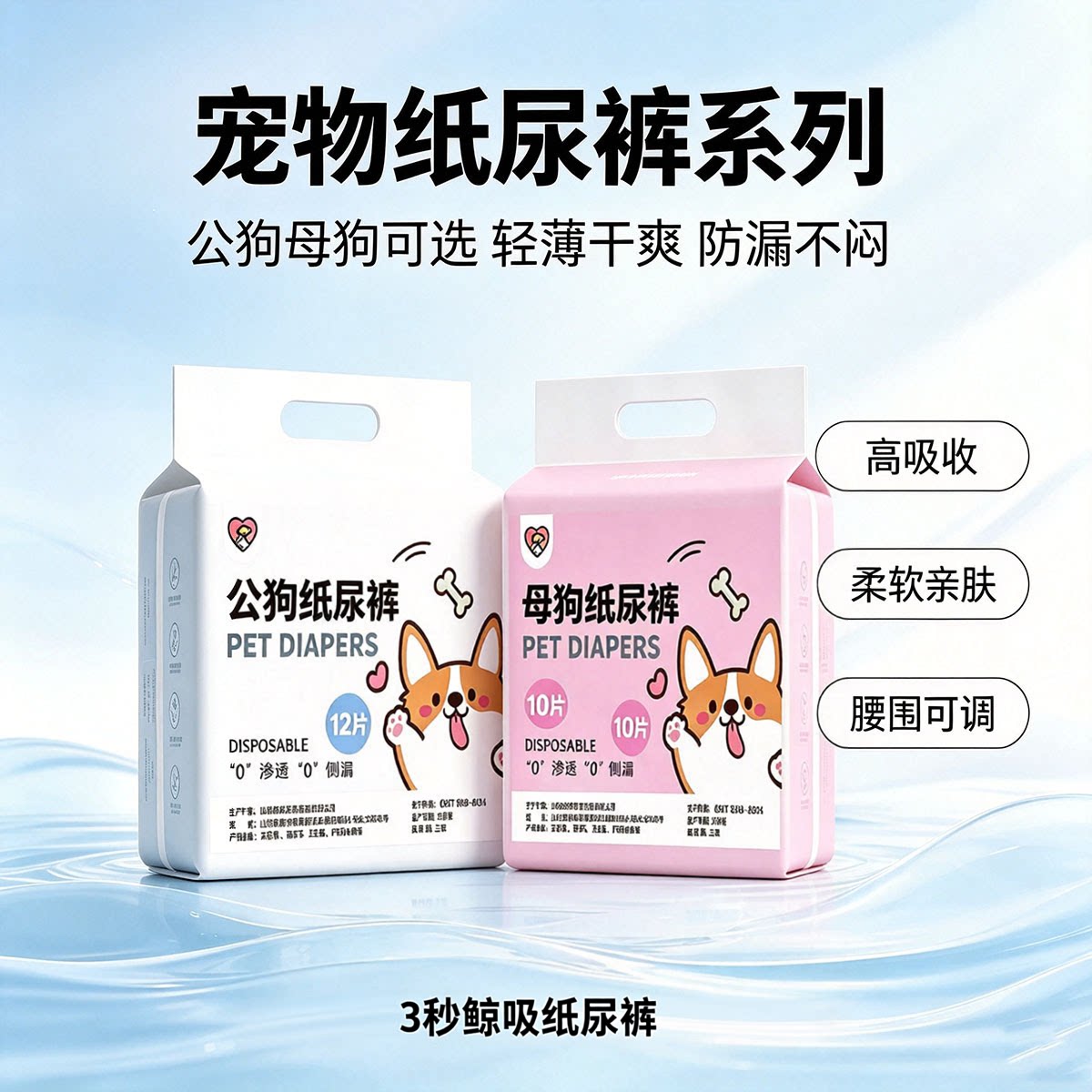 小型犬母犬生理期尿不湿