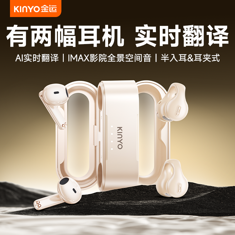 全网热销T0P1【AI翻译双耳机！】