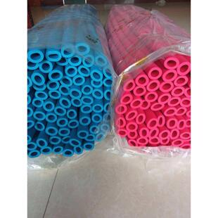 彩色红蓝橡塑空调保温管2025家装水管地暖管新风管防冻抗寒保护套