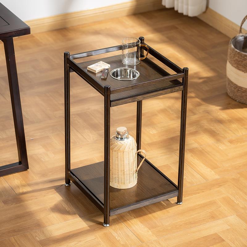 可移动麻将茶几棋牌室茶水架客厅沙发边几角几办公室茶边柜茶水桌