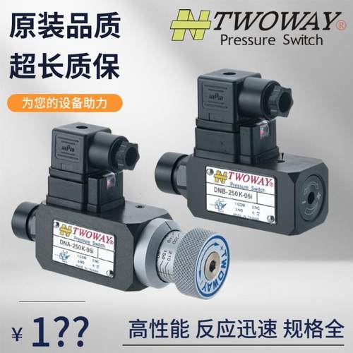 台肯TWOWAY压力开关DNA/DNB-250K-06i 继电器 100K 250K 360K 22B
