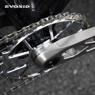 EVOSID山地自行车DUB镂空曲柄越野速降165 175mm中空一体曲柄 170